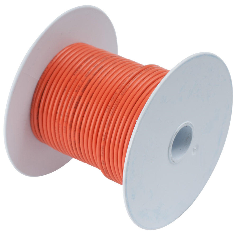 Ancor Orange 18 AWG Tinned Copper Wire (100')