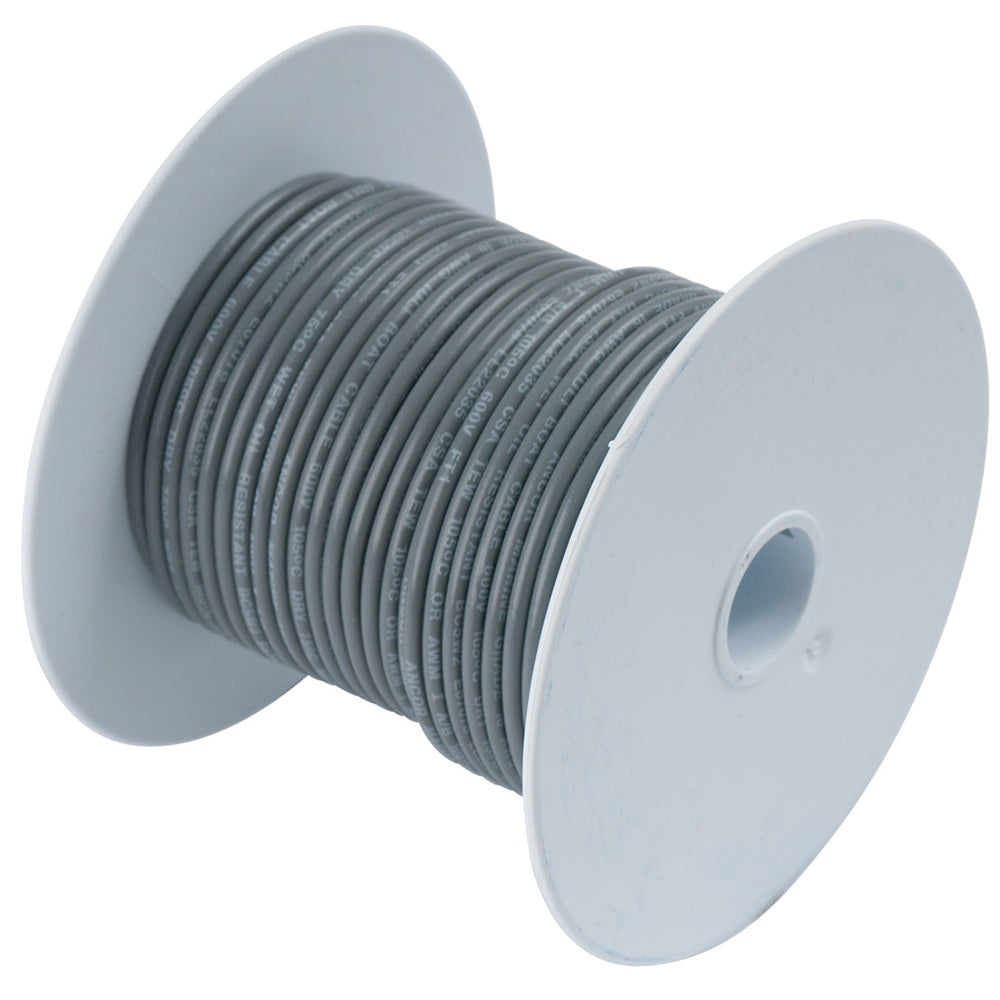 Ancor Grey 14 AWG Tinned Copper Wire -100'