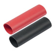 Ancor Heavy Wall Heat Shrink Tubing (3/4"x 3" 2-Pack Black/Red)