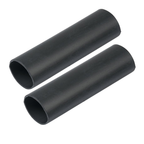 Ancor Heavy Wall Heat Shrink Tubing (1"x 12" 2-Pack Black)