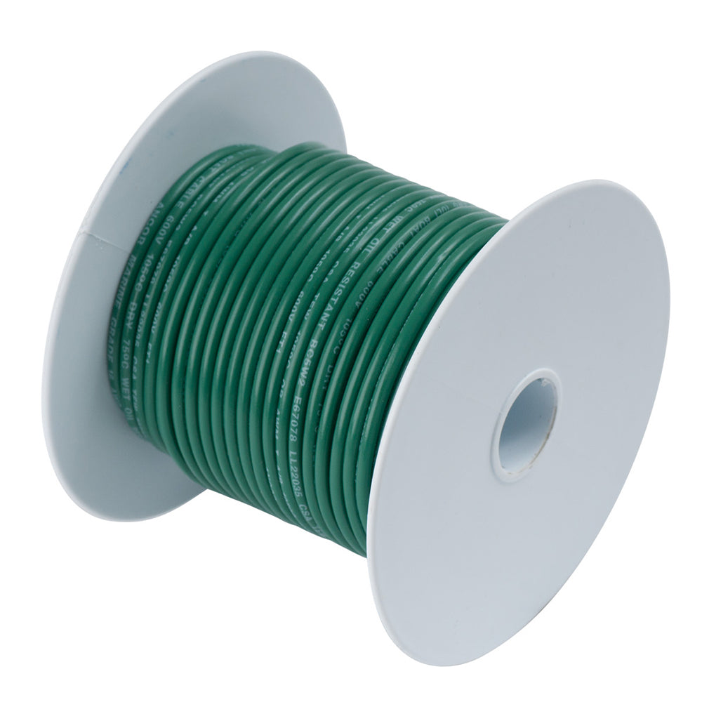 Ancor Green 8 AWG Tinned Copper Wire -25'