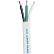 Ancor White Triplex Cable -6/3 AWG -Flat -50'