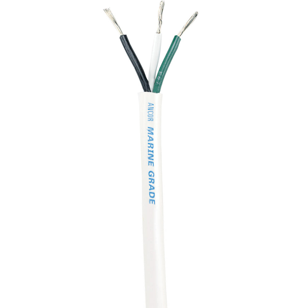 Ancor White Triplex Cable -14/3 AWG -Round -250'