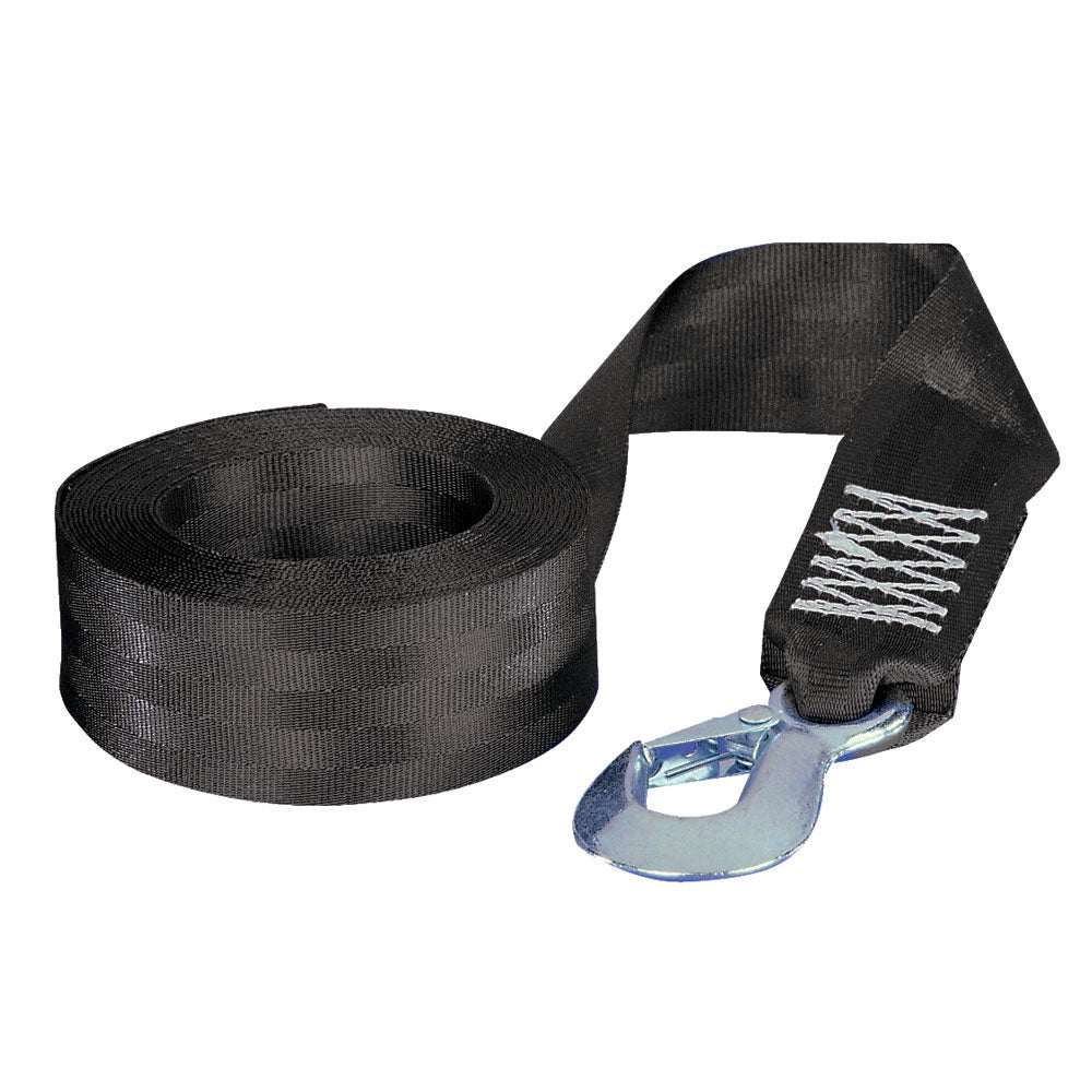 Fulton 2" x 20' Winch Strap with Hook (2,600lbs Max)