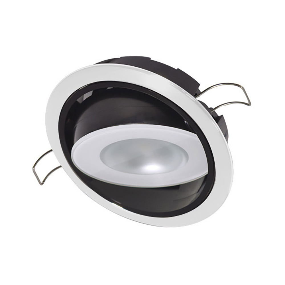 Lumitec Mirage Positionable Down Light - Spectrum RGBW Dimming - White Bezel [115127]