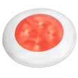 This is a white plastic bezel with a red plastic cover for LED lights. 