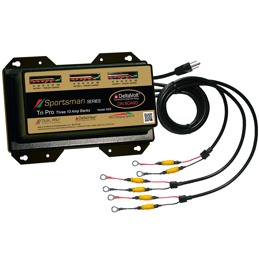 Dual Pro Sportsman Series Battery Charger (3-10A Banks)