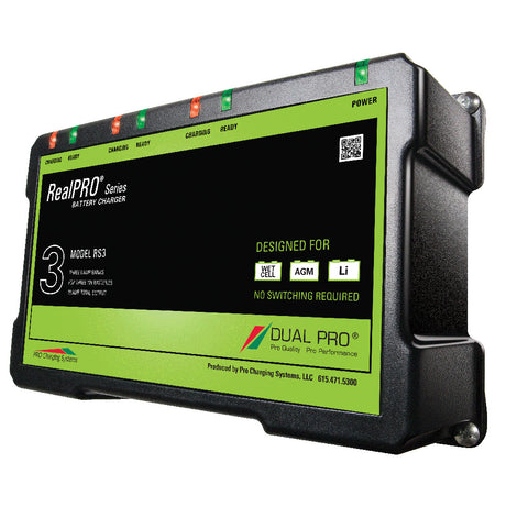 Dual Pro RealPRO Series Battery Charger (3 Banks)