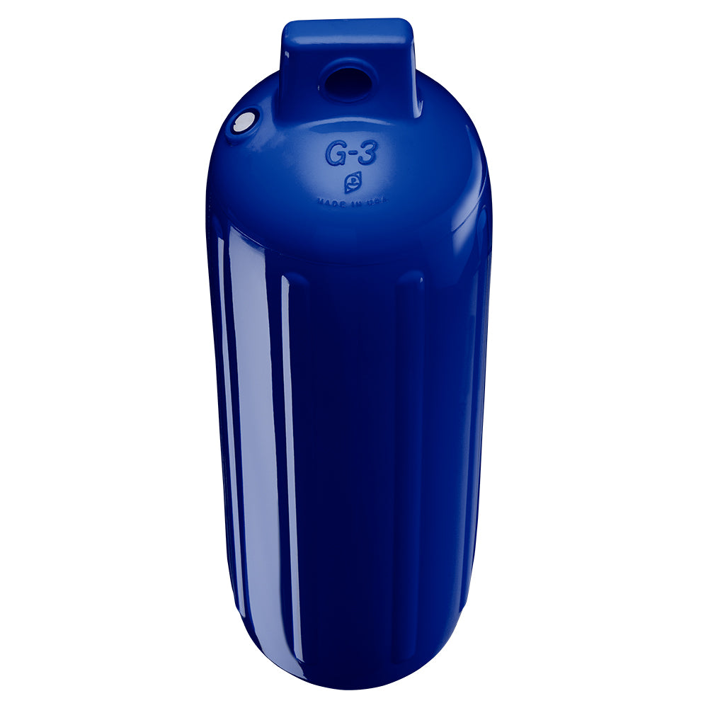 Polyform G-3 Twin Eye Fender 5.5" x 19" (Cobalt Blue w/Adapter)