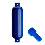 Polyform G-4 Twin Eye Fender 6.5" x 22" (Cobalt Blue w/Adapter)