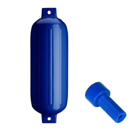 Polyform G-5 Twin Eye Fender 8.8" x 26.8" (Cobalt Blue w/Adapter)