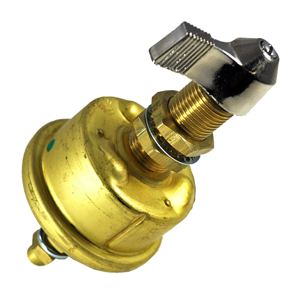 Cole Hersee Single Pole Brass Marine Battery Switch (175 Amp- Continuous 1000 Amp Intermittent)