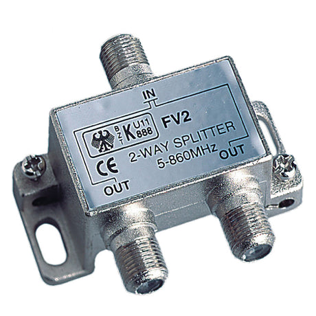 Glomex 2-Way Splitter TV - TV or TV - FM [V9147]