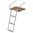 Whitecap Teak Swim Platform & 3-Step Telescoping Ladder (for I/O)