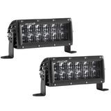 RIGID Industries SAE Compliant E-Series 6" Light Bar - Pair - Black [106613]