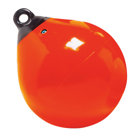 Taylor Made 9" Tuff End Inflatable Vinyl Buoy (Orange) boat buoy