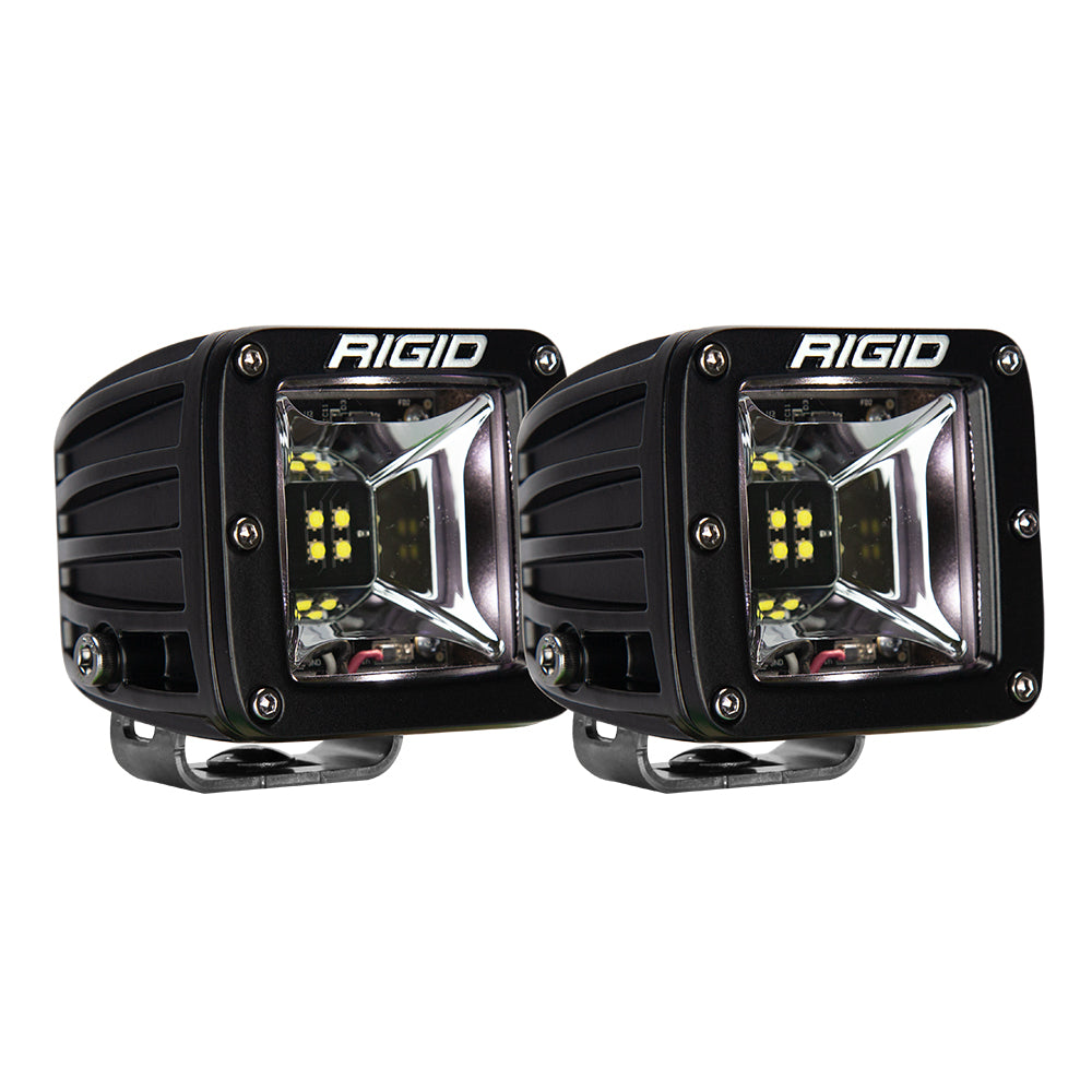 RIGID Industries Radiance Scene Lights - Surface Mount Pair - Black w/White LED Backlight [68200]