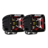 RIGID Industries Radiance Scene Lights - Surface Mount Pair - Black w/Red LED Backlight [68202]