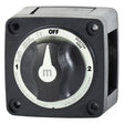 Blue Sea 6008200 m-Series Selector 3 Position Battery Switch (Black)