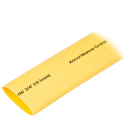 Ancor Heat Shrink Tubing 3/4" x 48" - Yellow (1 Piece)