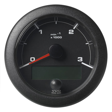 Veratron 3-3/8" (85mm) OceanLink Tachometer 3000 RPM - Black Dial  Bezel [A2C1065660001]