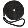 New England Ropes 3/8" Double Braid Dock Line (Black 15')