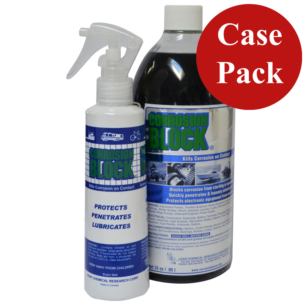 Corrosion Block 32oz Bottle with Pump *Case of 4*