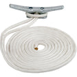 Sea-Dog Double Braided Nylon Dock Line (3/8" x 20 White)