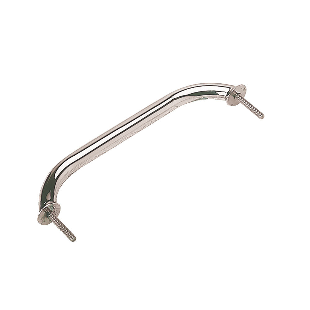 Stainless Steel Stud Mount Flanged Hand Rail w/Mounting Flange (24")