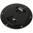 Sea-Dog Smooth Quarter Turn 6" Deck Plate (Black)