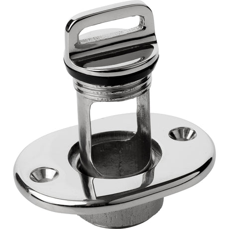 Sea-Dog Oblong Captive Garboard Drain  Plug (Stainless Steel)