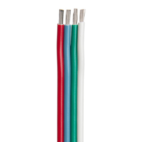 Ancor Flat Ribbon Bonded RGB Cable 16/4 AWG -100'