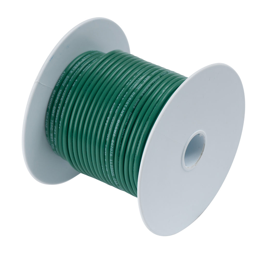 Ancor Tinned Copper Wire - 6 AWG (Green 25')