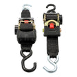 Camco Retractable Tie Down Straps-Dual Hooks