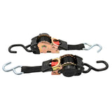 Camco Retractable Tie-Down Straps-Dual Hooks