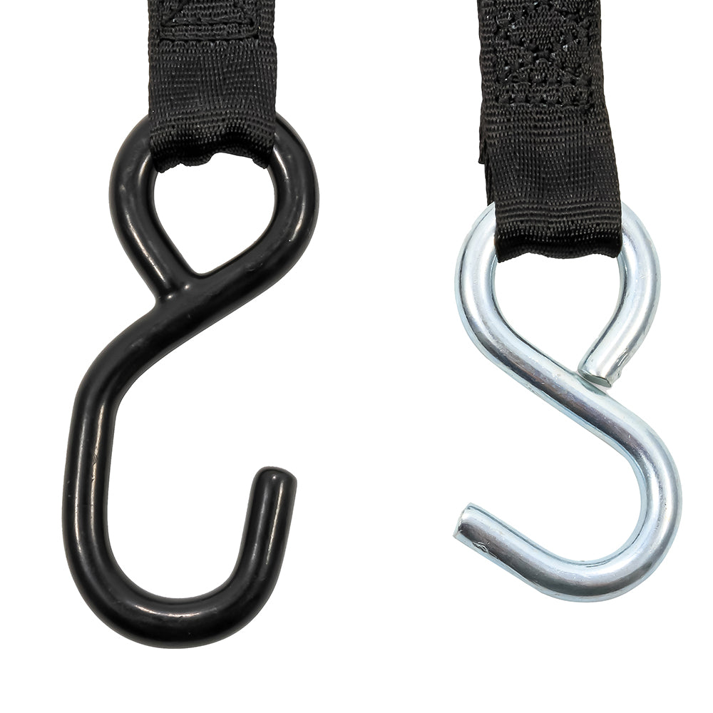 Camco Retractable Tie-Down Straps-Dual Hooks