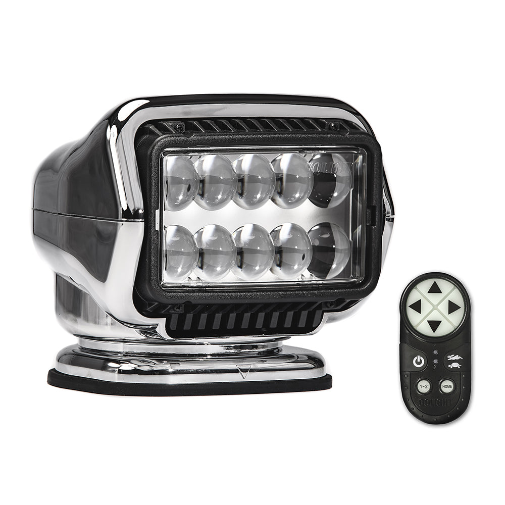 Golight Stryker ST Series Permanent Mount Chrome LED (Wireless Handheld Remote) marine search light