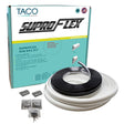 TACO SuproFlex Rub Rail Kit White with Flex Chrome Insert (1.6"H x .78"W x 60L)