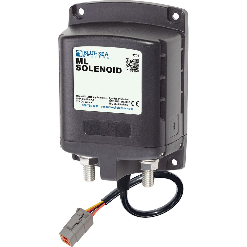 Blue Sea 7701100 ML Solenoid 12V 500A (Deutsch Connector)