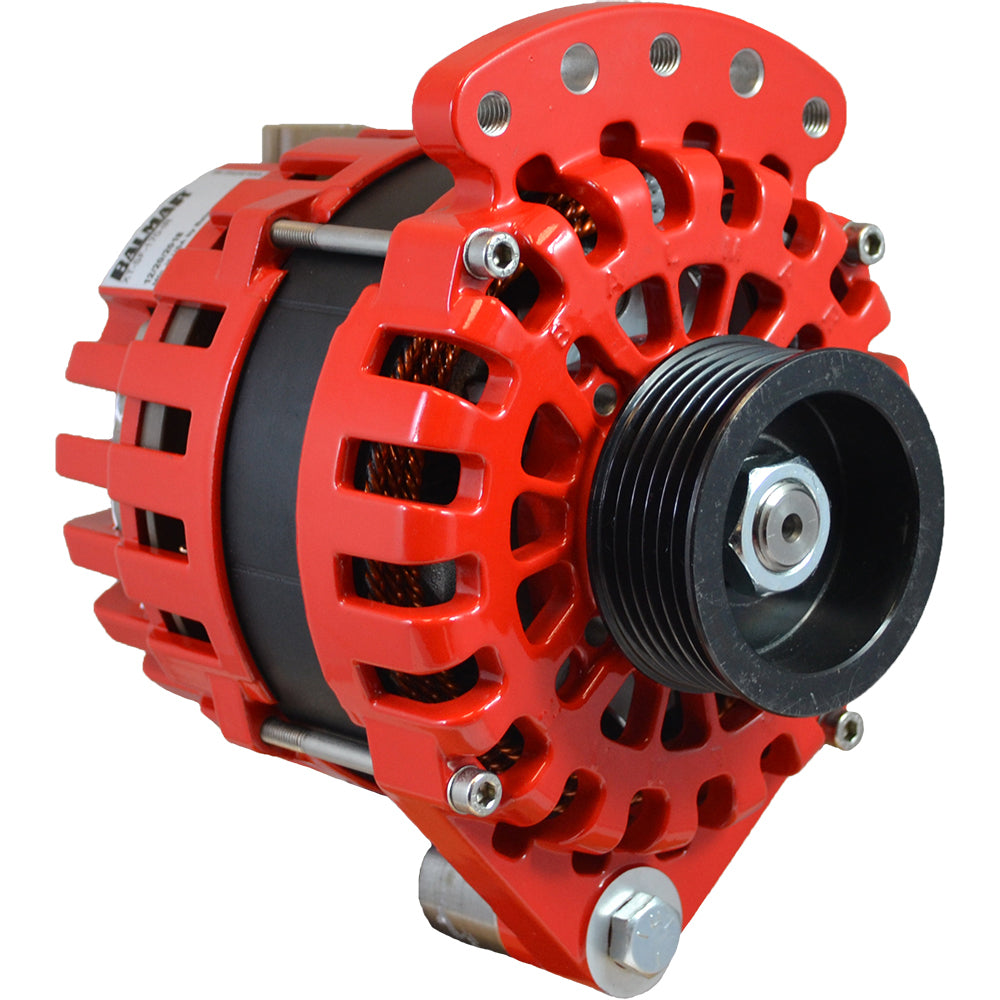 Balmar Alternator 170AMP, 12V, 1-2" Single Foot, K6 Pulley (Internal Regulator & Isolated Grounding)