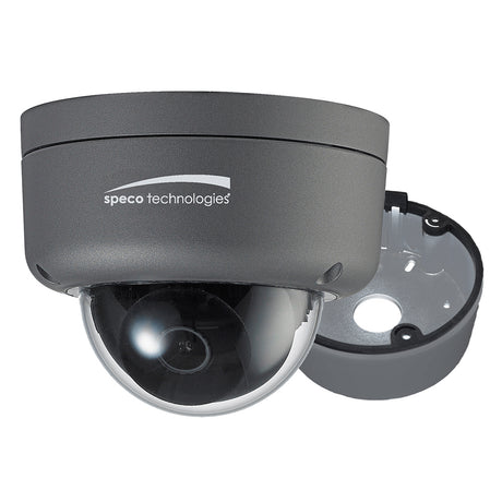 Speco 2MP Ultra Intensifier HD-TVI Dome Camera 3.6mm Lens (Dark Grey Housing w/Included Junction Box)