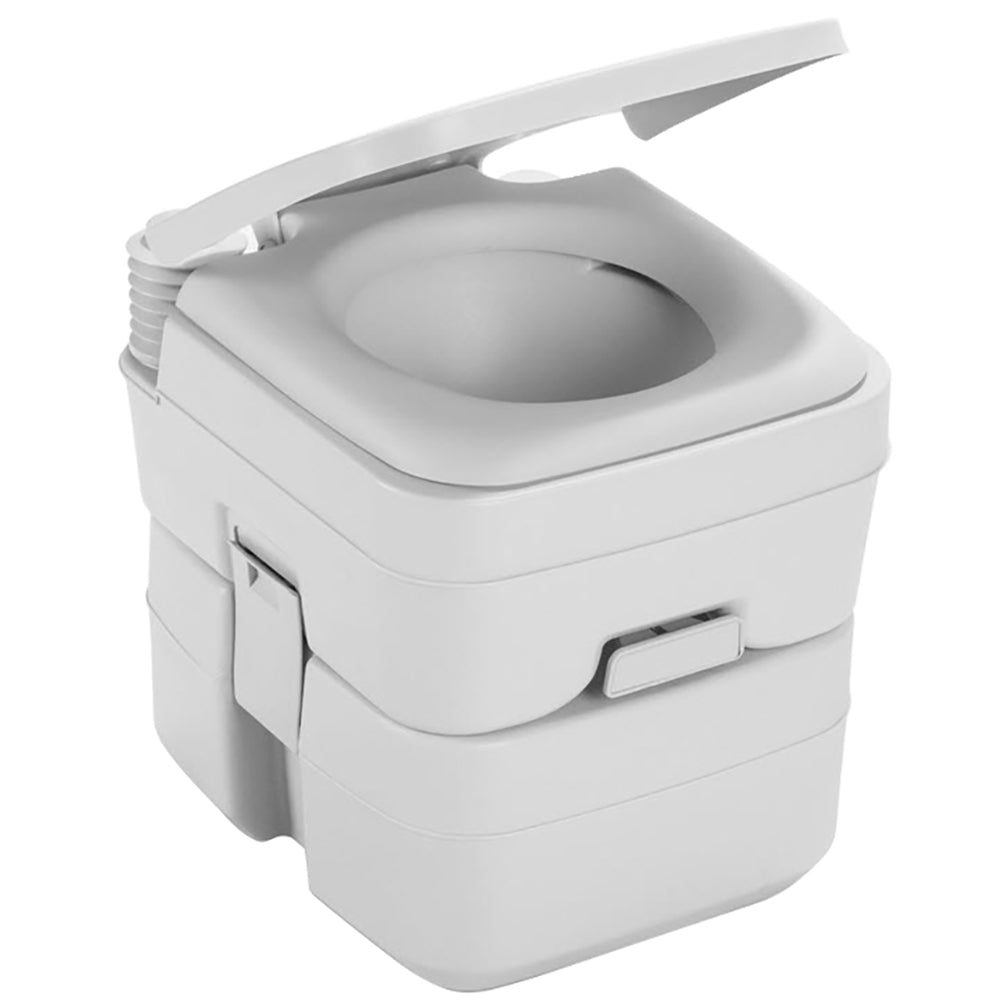 Dometic 965 Portable Toilet w/Mounting Brackets- 5 Gallon - Platinum [9108554389]