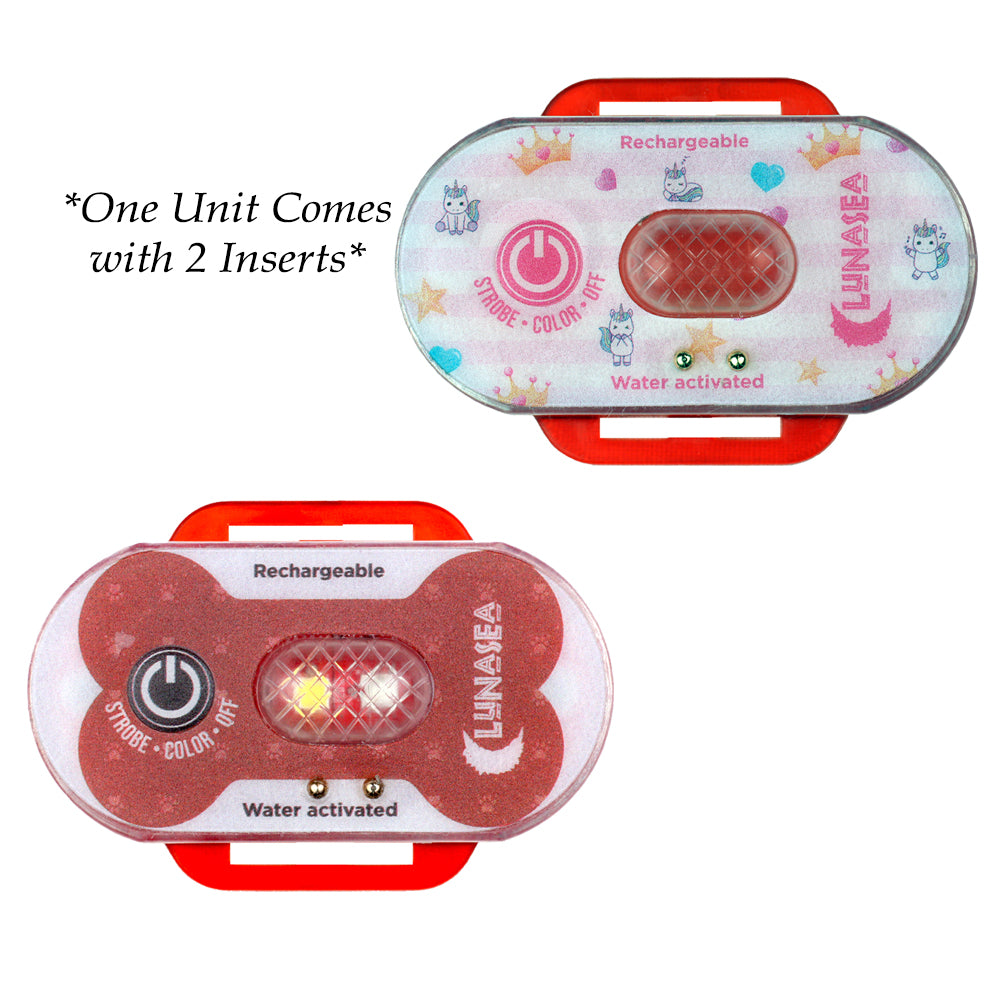 Lunasea Child/Pet Safety Water Activated Strobe Light - Red Case [LLB-70RB-E0-00]