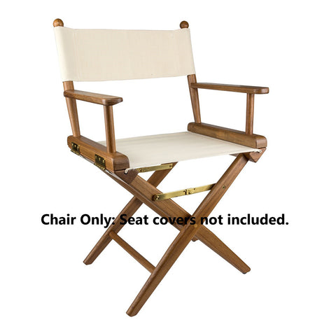 Whitecap Directors Chair-no Seat Covers (Teak)