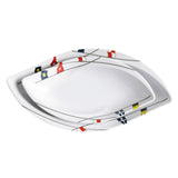 Marine Business Melamine Oval Snacks Set (REGATA Set of 4)