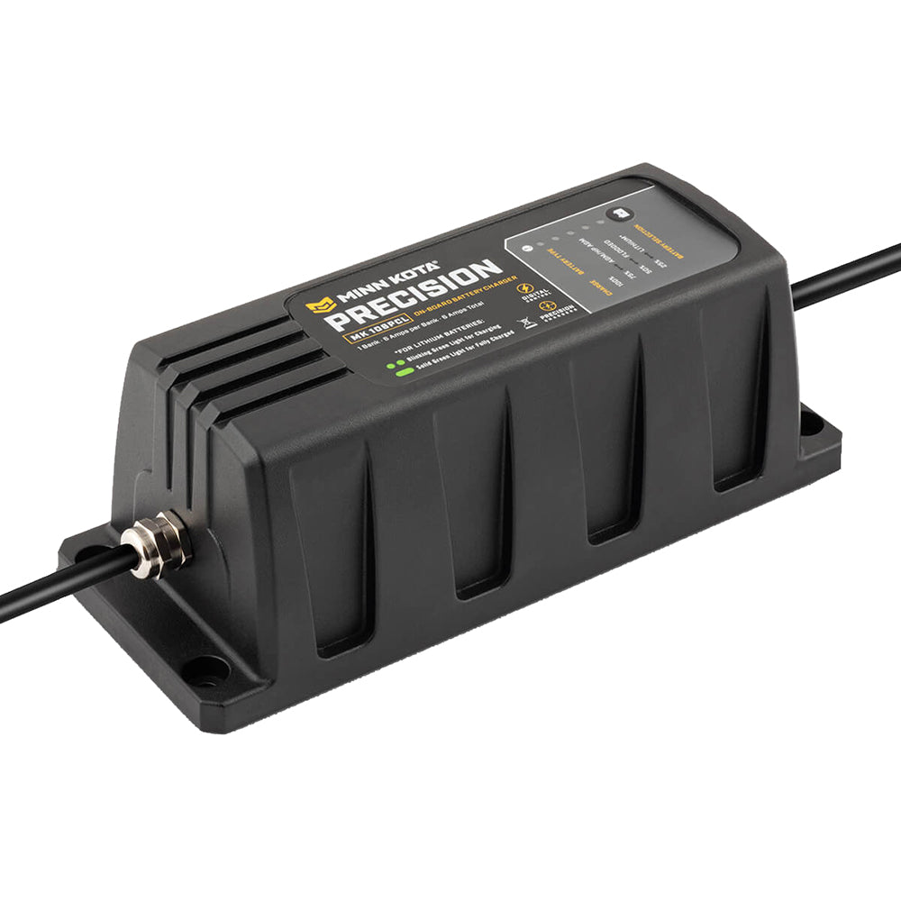 Minn Kota On-Board Precision Charger 1 Bank x 6 AMP LI Optimized Charger