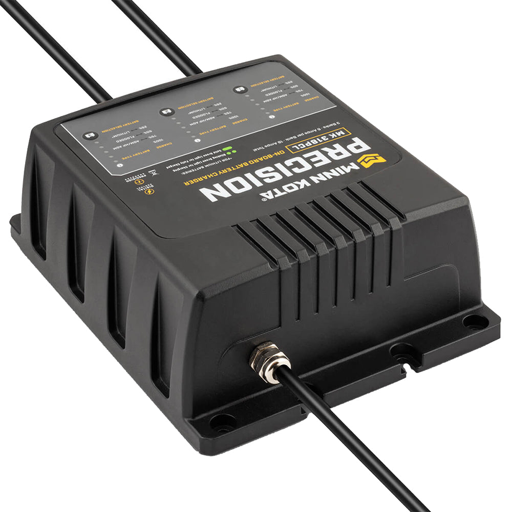 Minn Kota On-Board Precision Charger 3 Bank x 6 AMP LI Optimized Charger