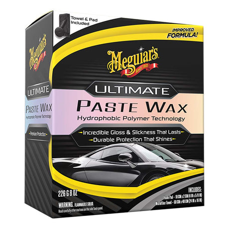 Meguiars Ultimate Paste Wax- Long-Lasting, Easy to Use Synthetic Wax (8oz)