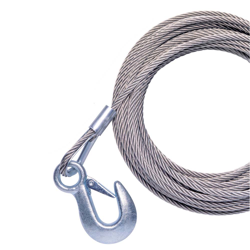 Universal Powerwinch Cable with Hook (25')