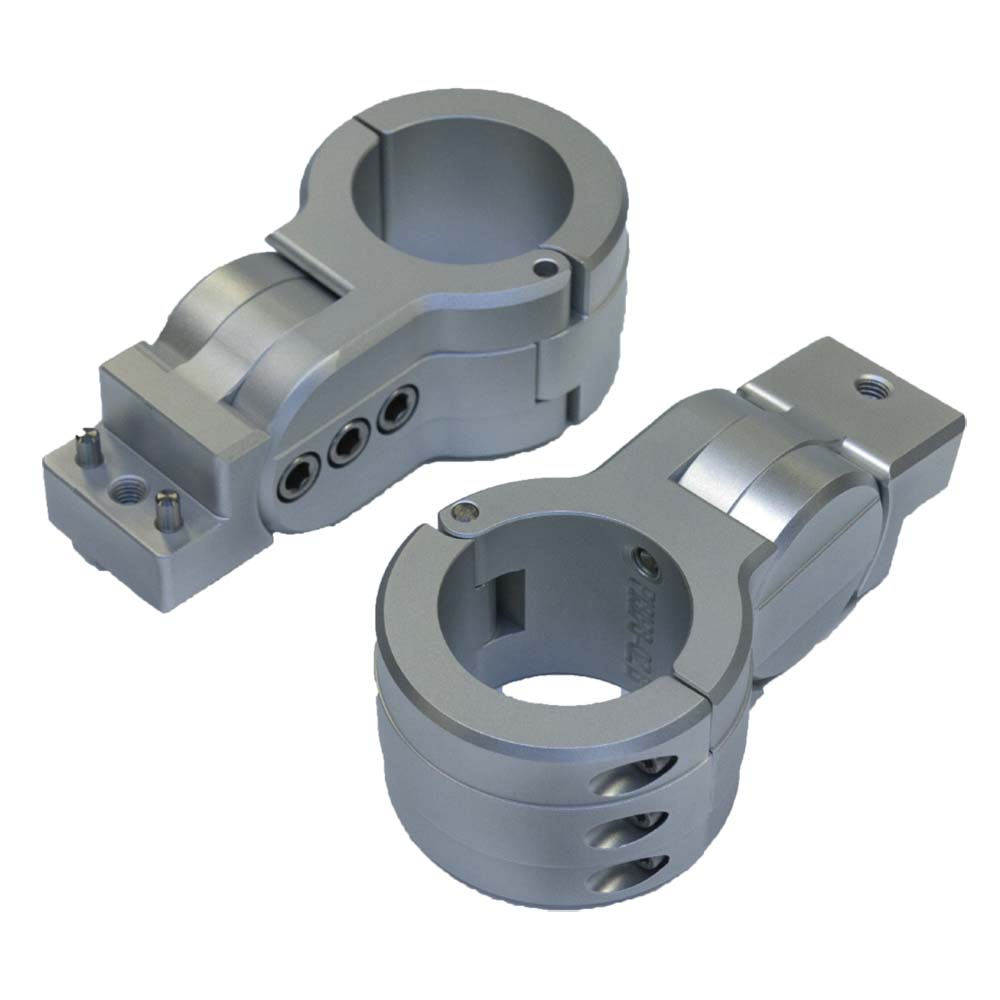 PTM Edge Board Rack Mounts - 2.5" Pipe Clamp - Titanium Grey [P13198-2500TEBGR]